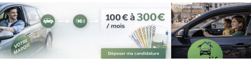 Rémunération des conducteurs Loue-ta-portière